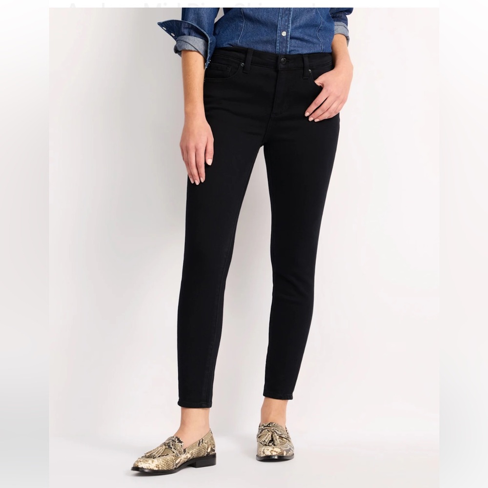 NWT Pistola Black Skinny Jeans Ankle-Length Stretch